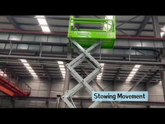 La altura de la plataforma de elevación de tijeras autopropulsada es de 6 metros.